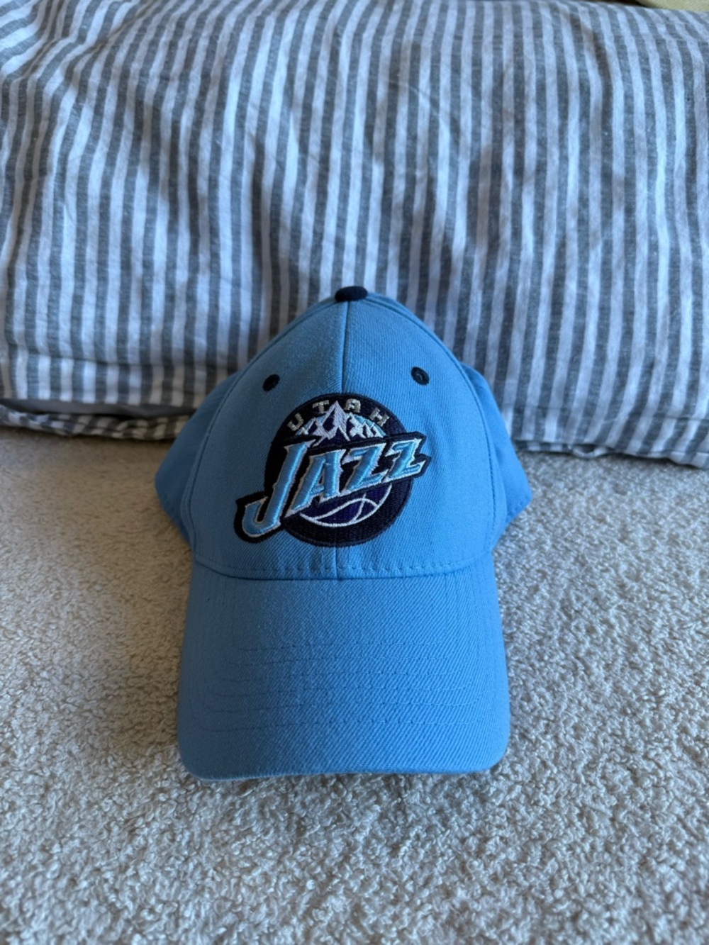 Vintage Utah Jazz Light Blue Baseball Cap